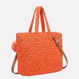 Borsa a Mano in Carta Arancione