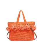 Borsa a Mano in Carta Arancione