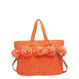 Borsa a Mano in Carta Arancione