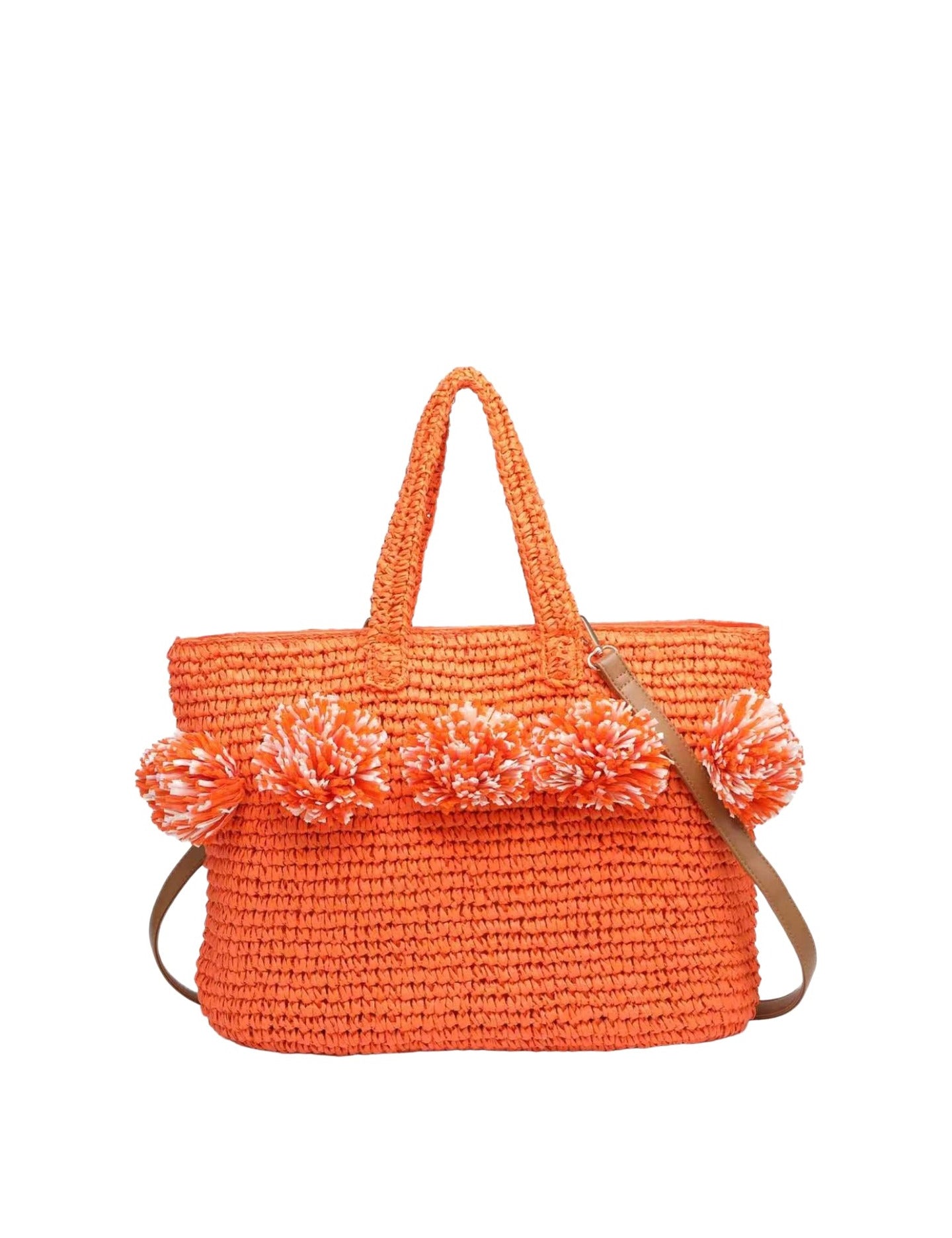 Borsa a Mano in Carta Arancione