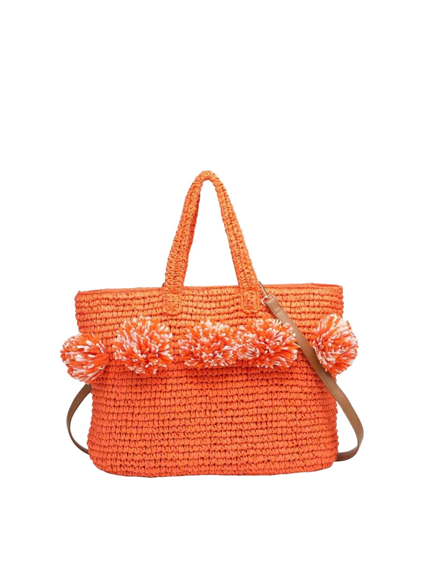 Borsa a Mano in Carta Arancione