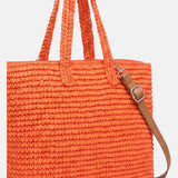 Borsa a Mano in Carta Arancione