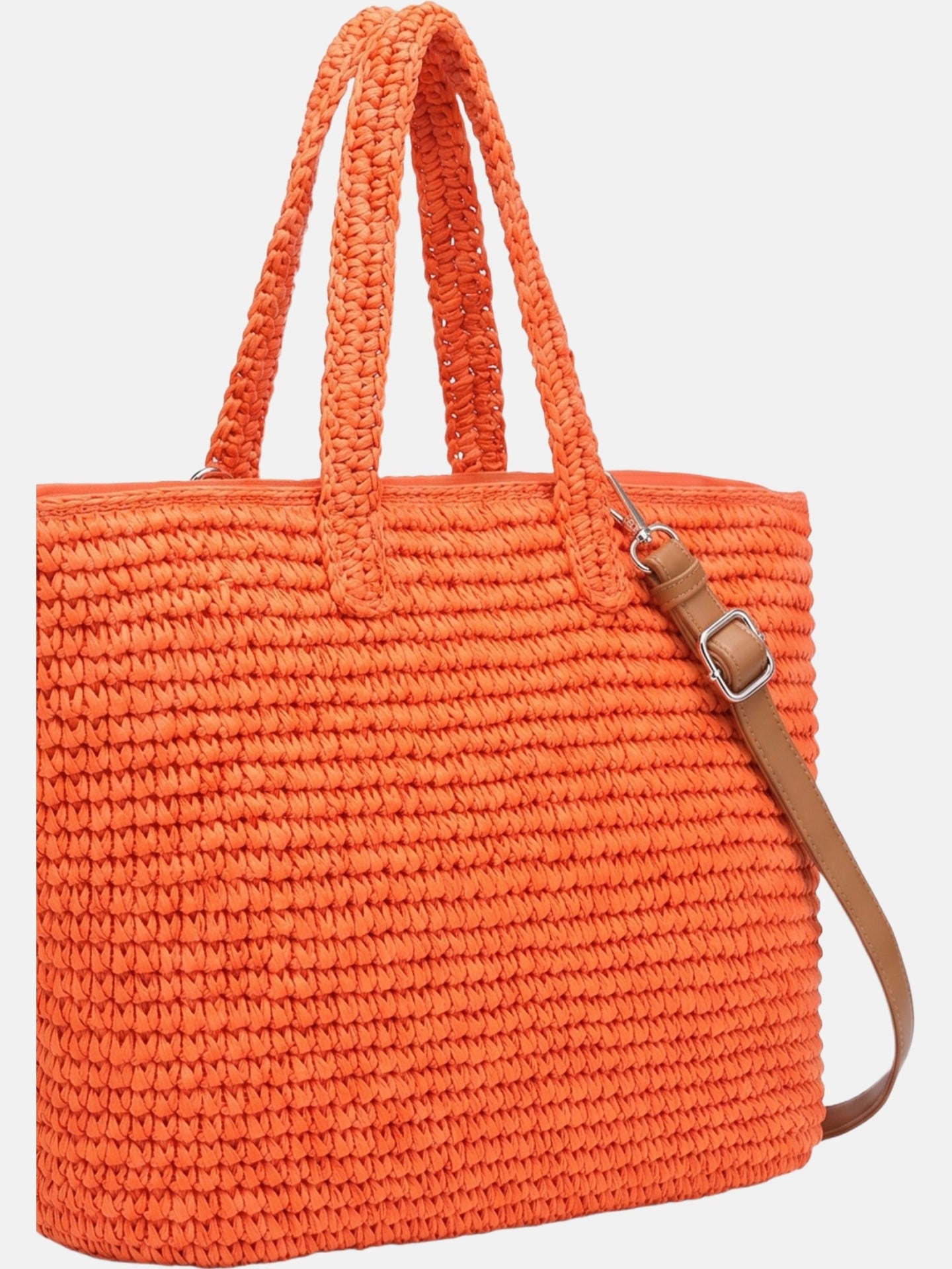 Borsa a Mano in Carta Arancione