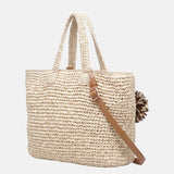 Borsa a Mano in Carta Beige