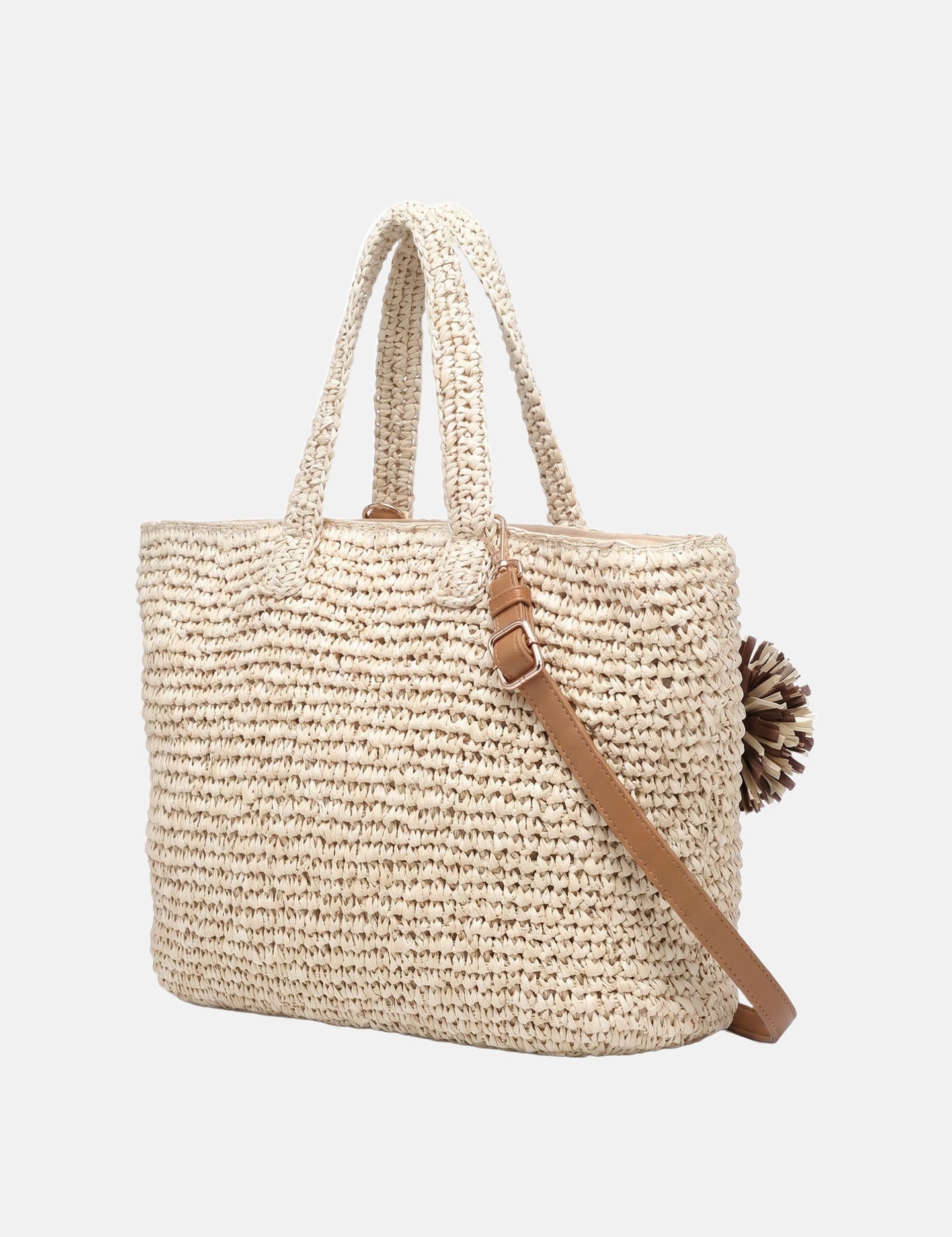 Borsa a Mano in Carta Beige