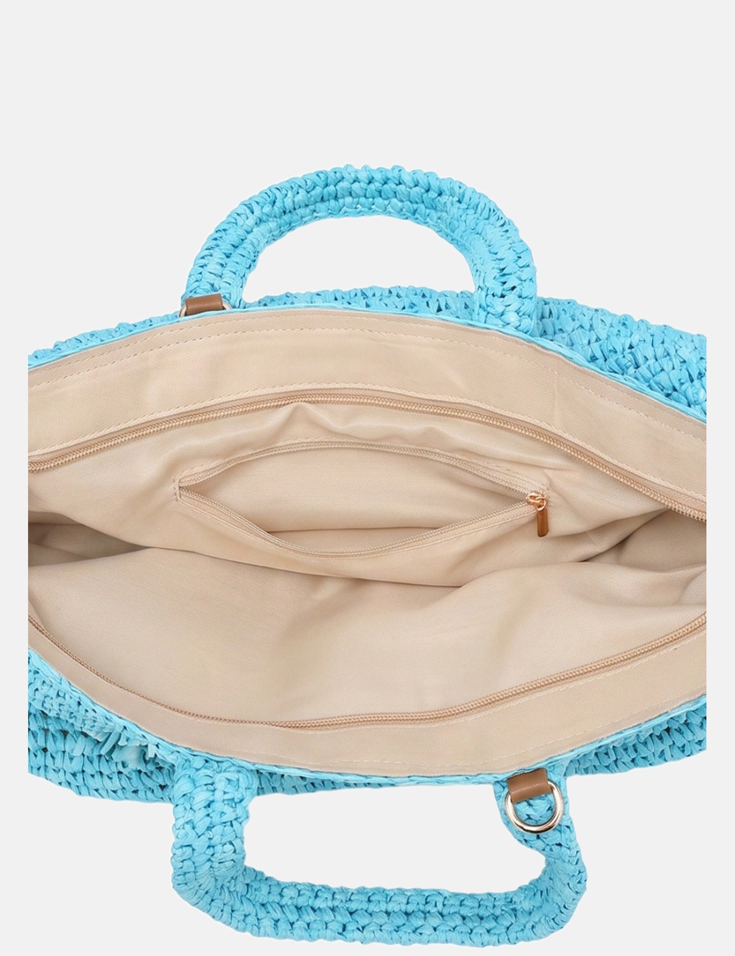 Borsa a Mano in Carta Blu