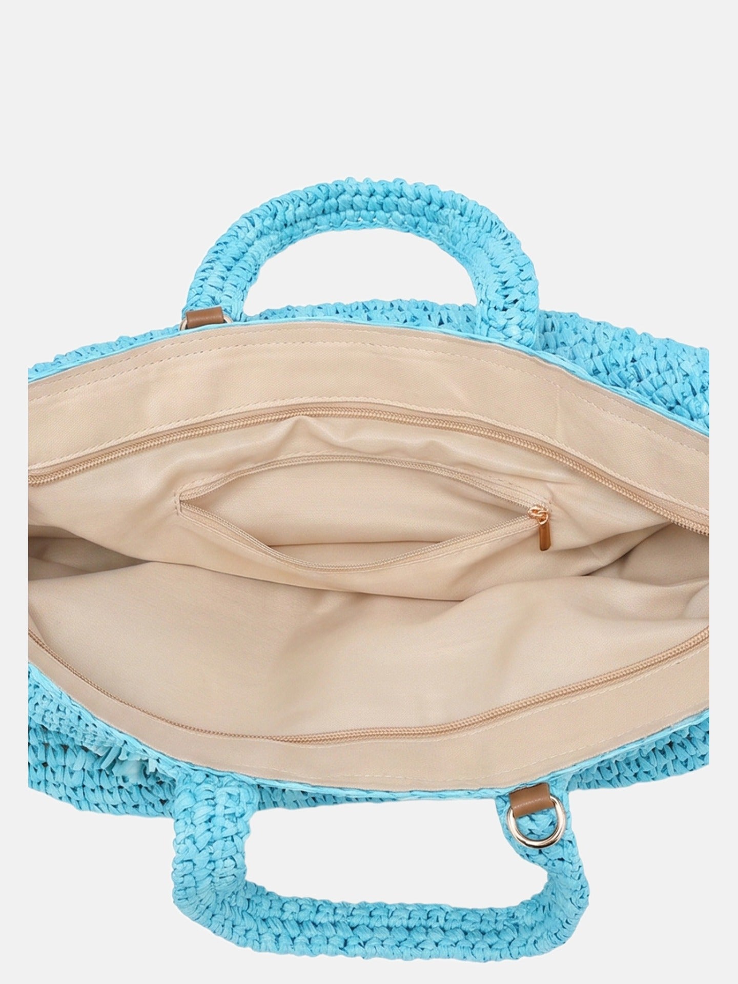 Borsa a Mano in Carta Blu