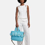 Borsa a Mano in Carta Blu