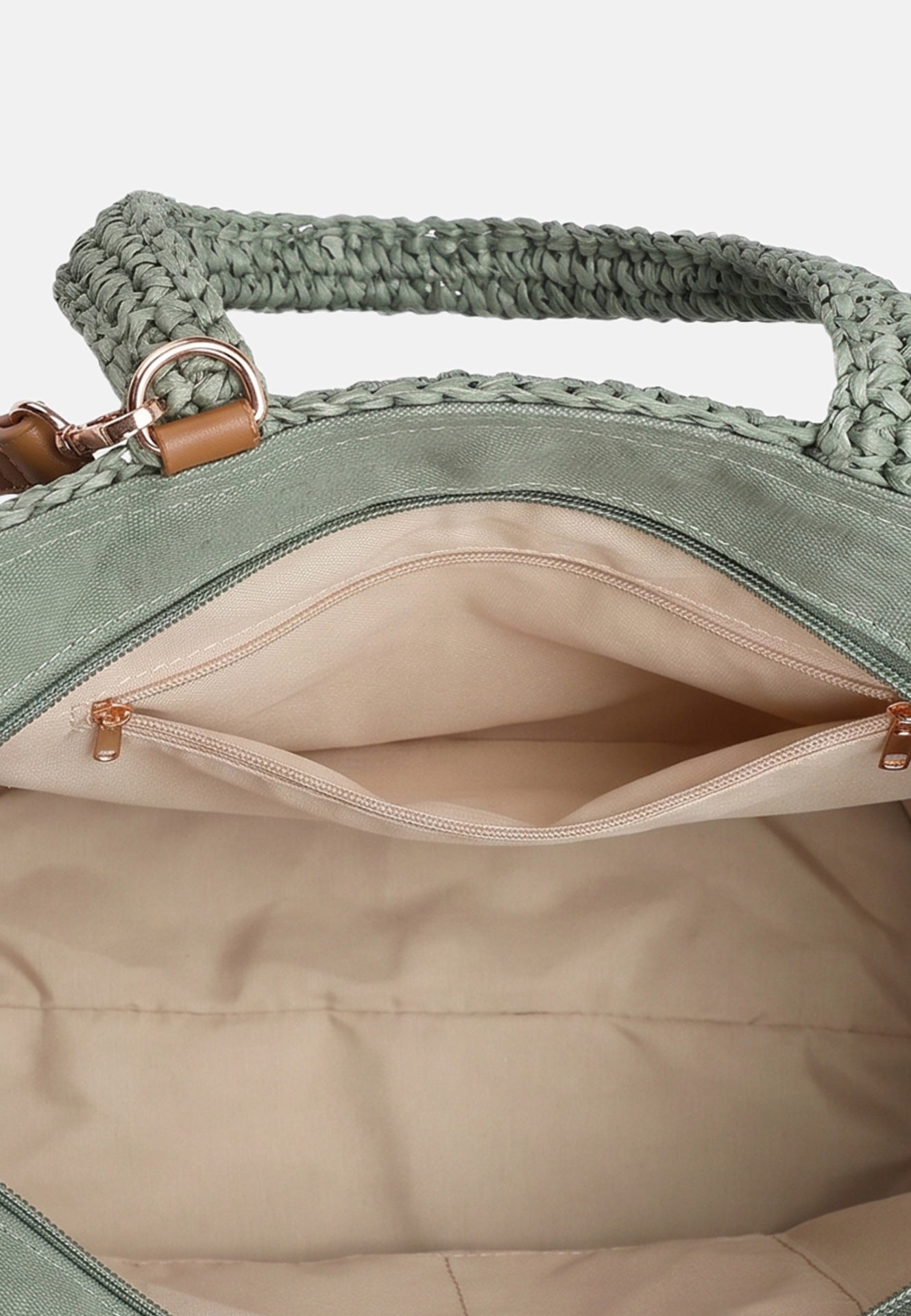 Borsa a Mano in Carta Verde