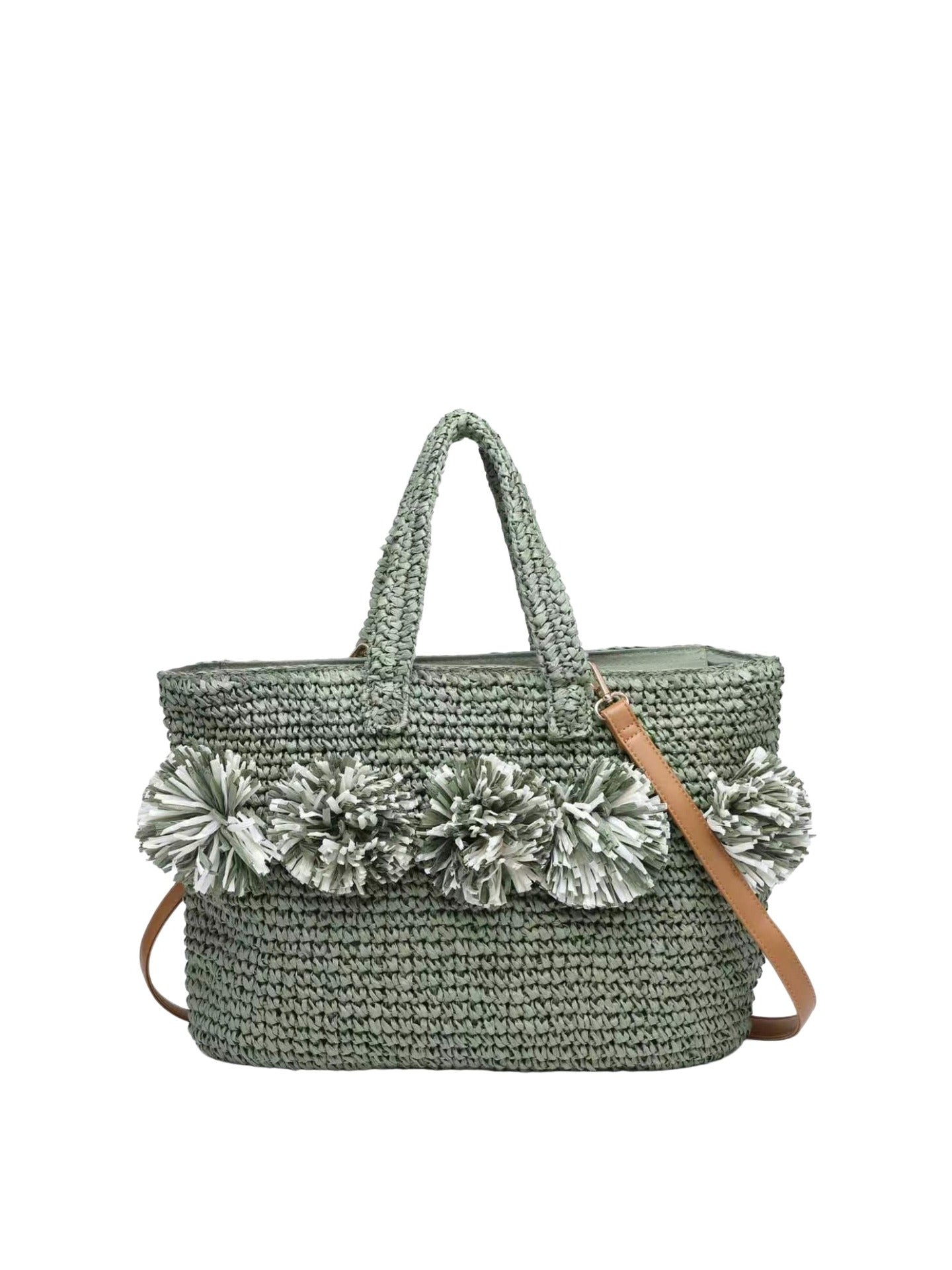 Borsa a Mano in Carta Verde