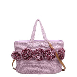 Borsa a Mano in Carta Viola