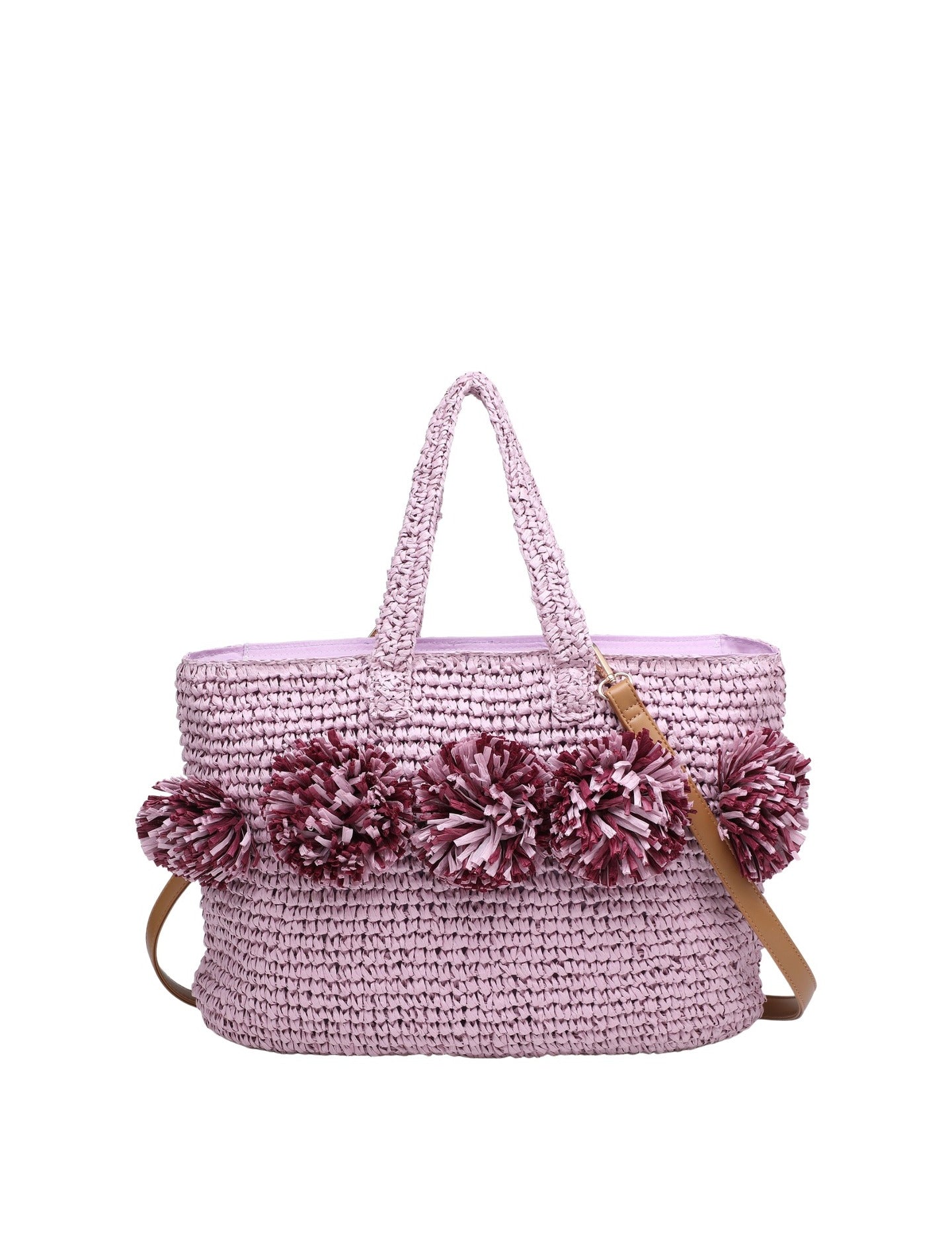 Borsa a Mano in Carta Viola