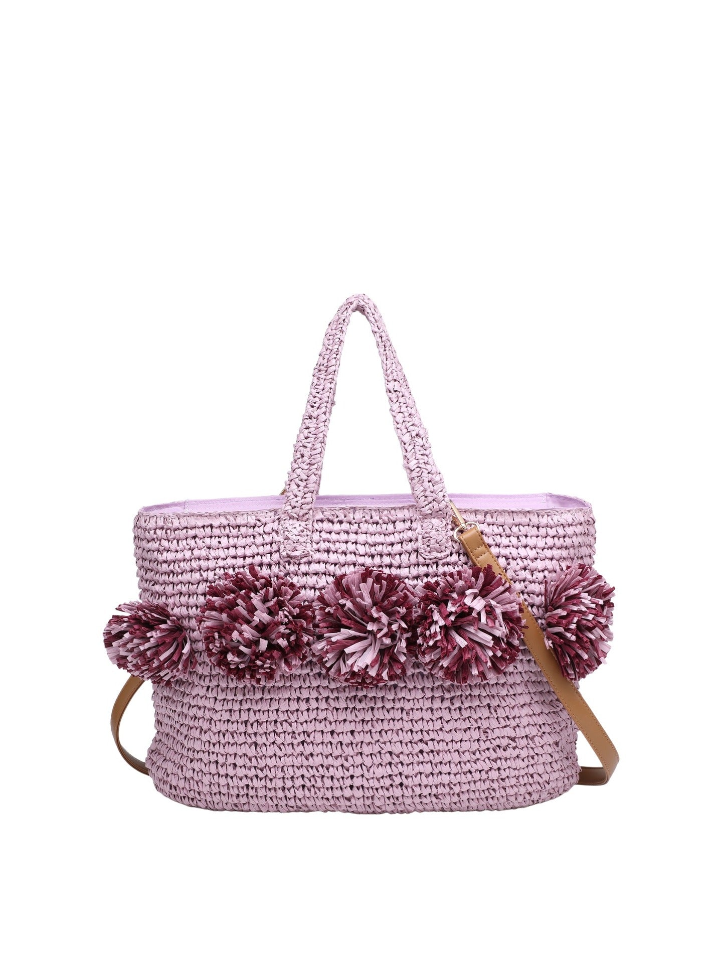 Borsa a Mano in Carta Viola