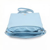 Borsa a Tracolla in Polyurethane Blu