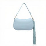 Borsa a Tracolla in Polyurethane Blu