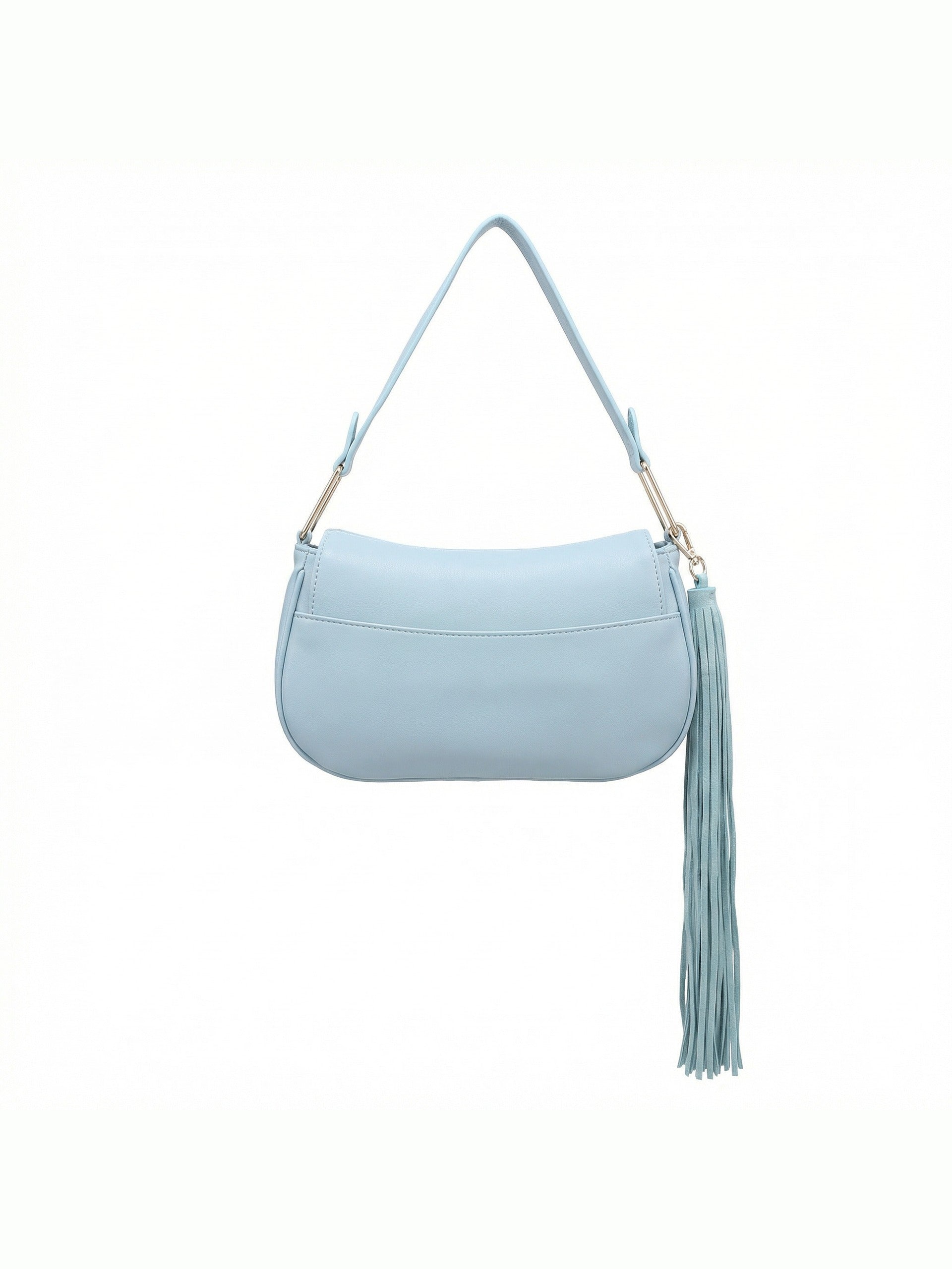 Borsa a Tracolla in Polyurethane Blu