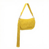 Borsa a Tracolla in Polyurethane Giallo