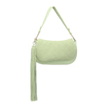 Borsa a Tracolla in Polyurethane Verde