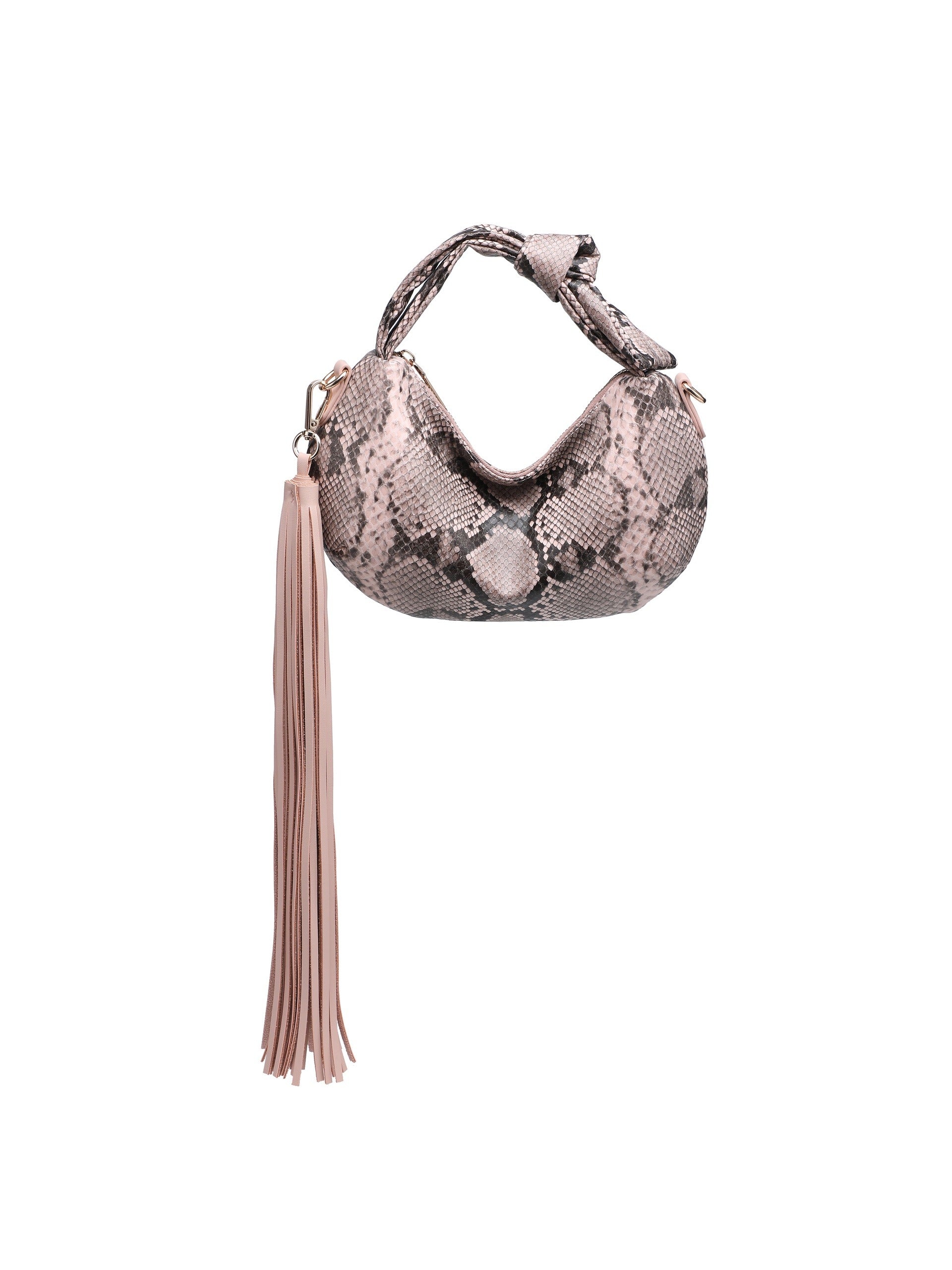 Borsa a Mano in Pelle Vegana Rosa