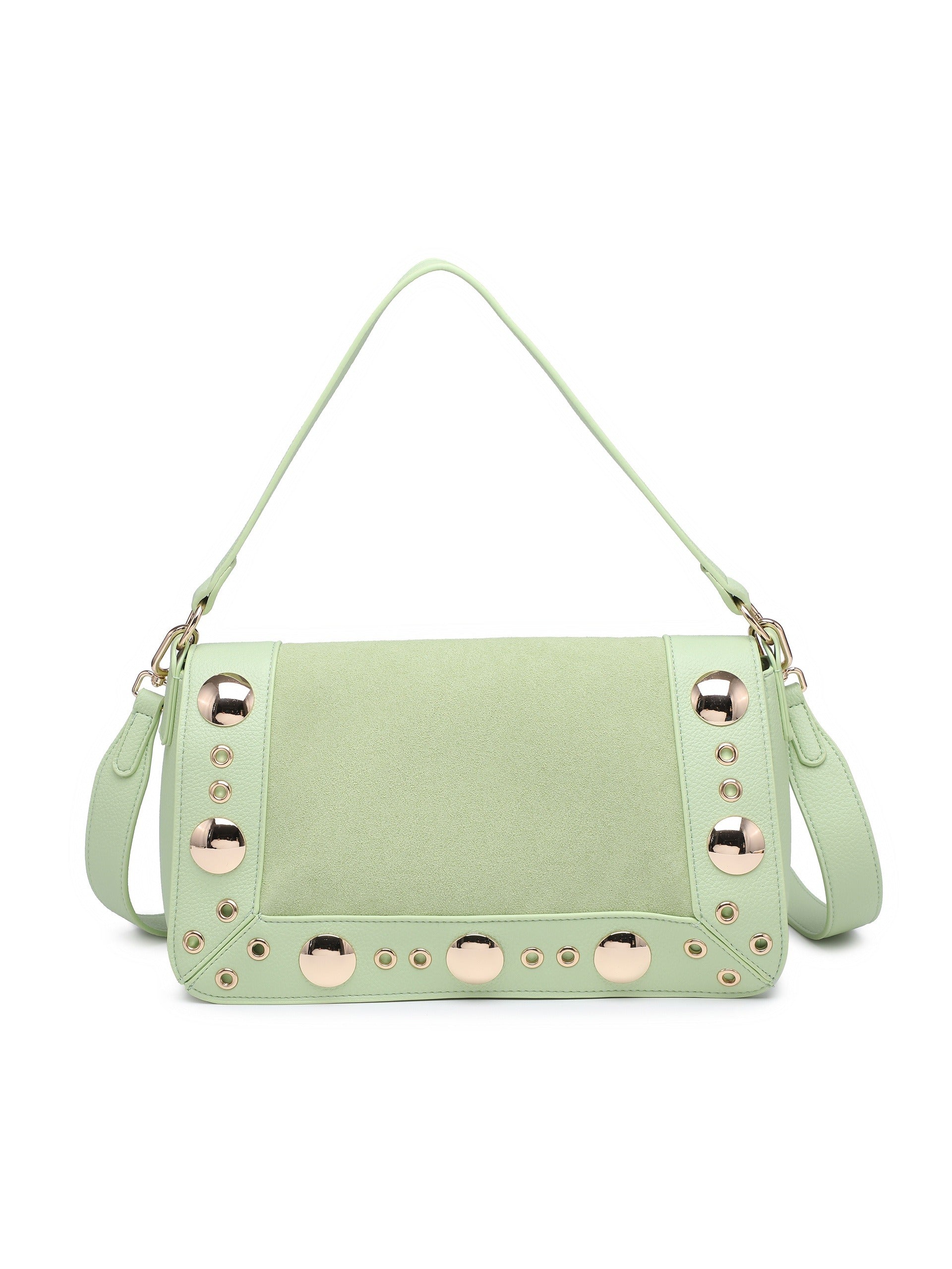 Borsa a Tracolla in Pelle Vegana Verde