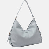 Borsa a Mano in Pelle Vegana Blu