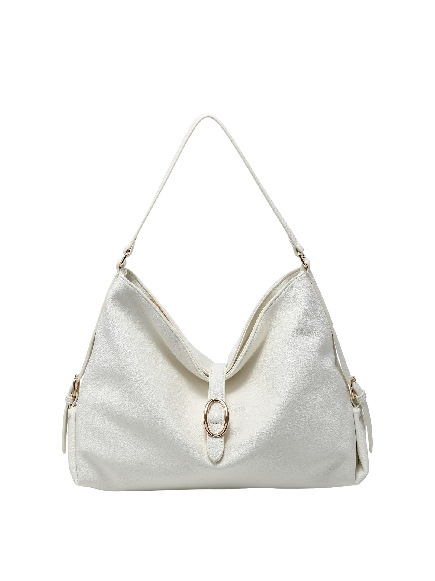 Borsa a Mano in Pelle Vegana Bianco