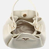 Borsa a Mano in Pelle Vegana Beige