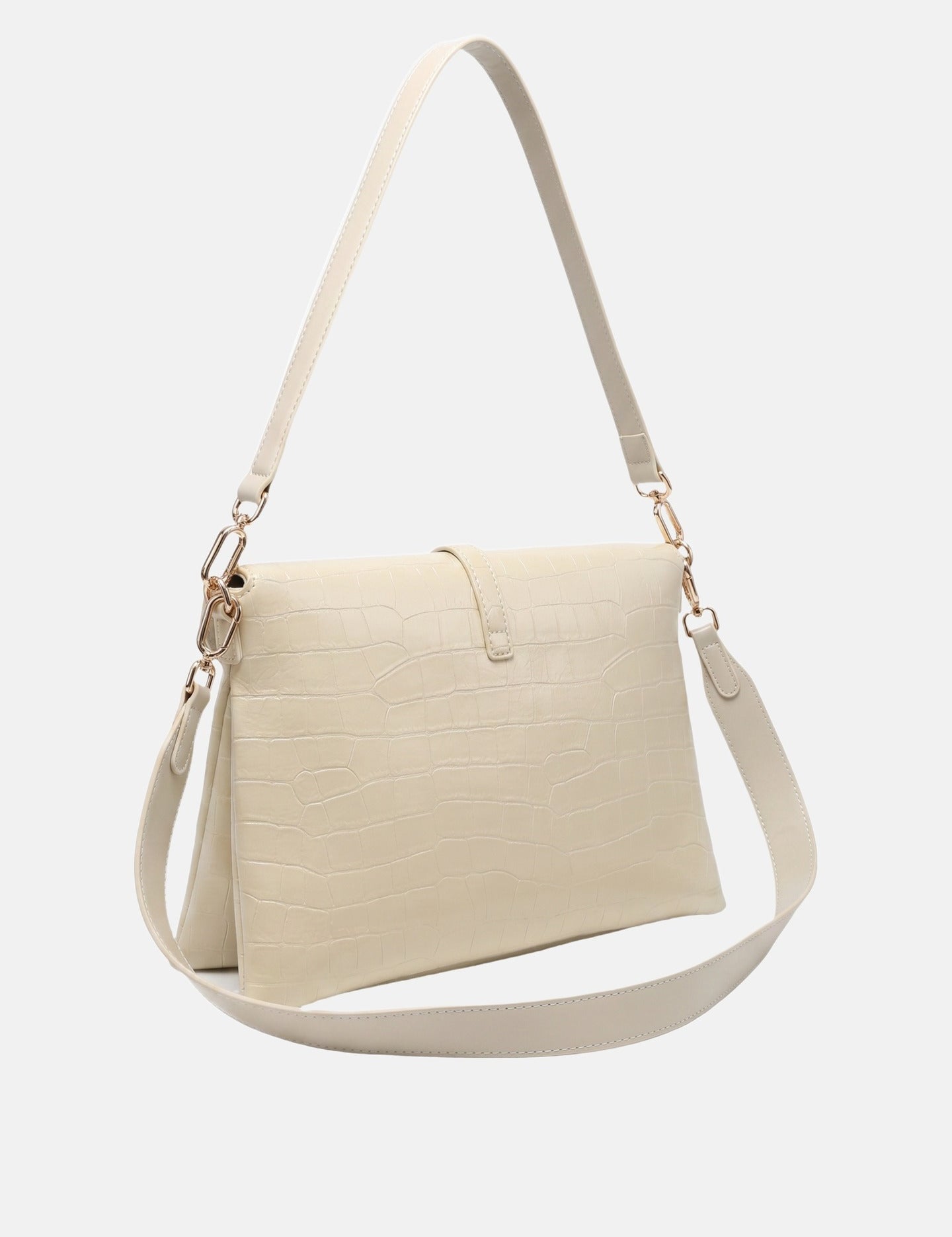 Borsa a Mano in Pelle Vegana Beige