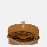 Borsa a Mano in Pelle Vegana Marrone