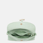 Borsa a Mano in Pelle Vegana Verde