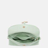 Borsa a Mano in Pelle Vegana Verde