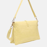 Borsa a Mano in Pelle Vegana Giallo