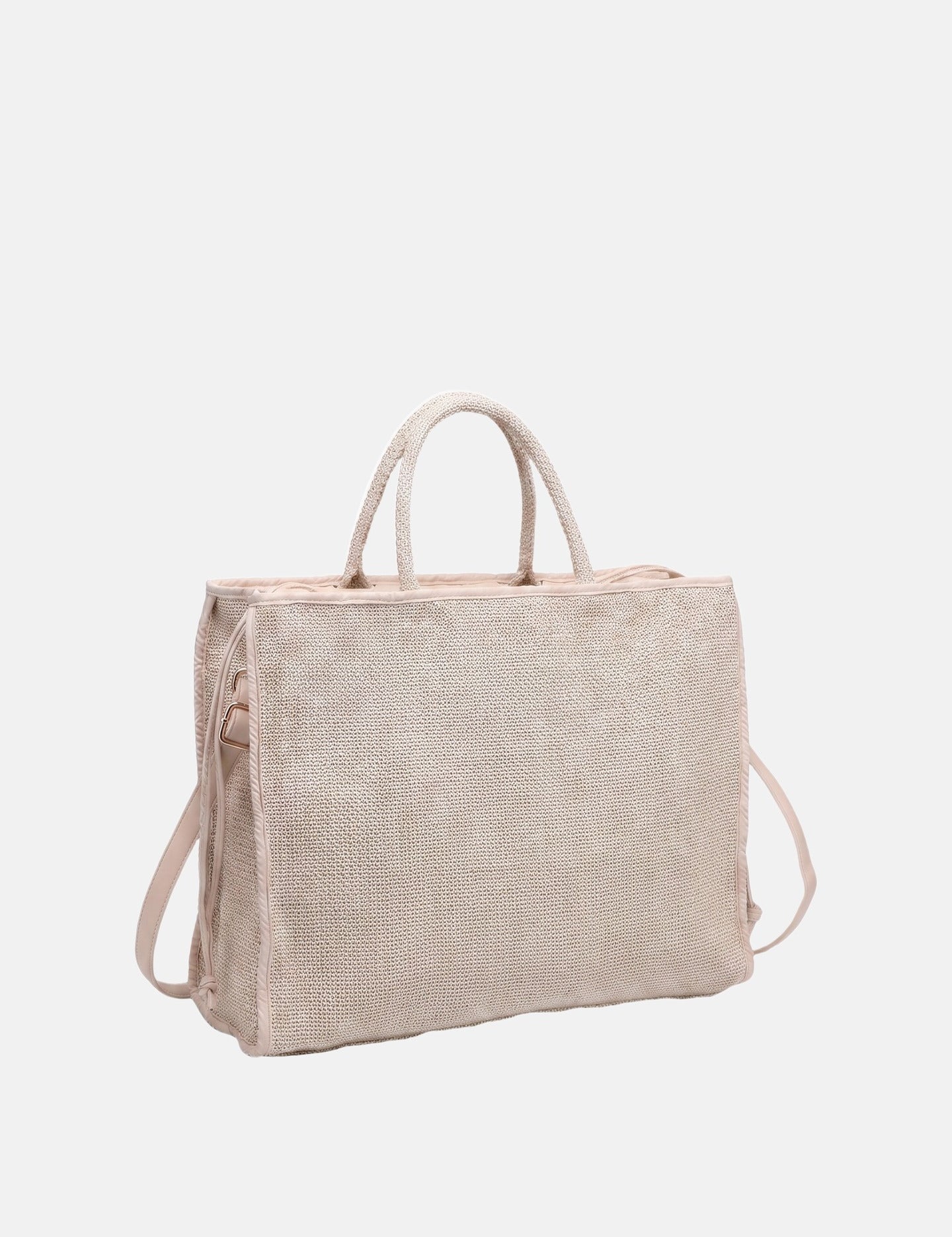 Borsa a Mano in Polyethylene Beige