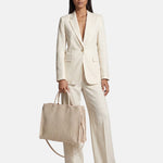 Borsa a Mano in Polyethylene Beige