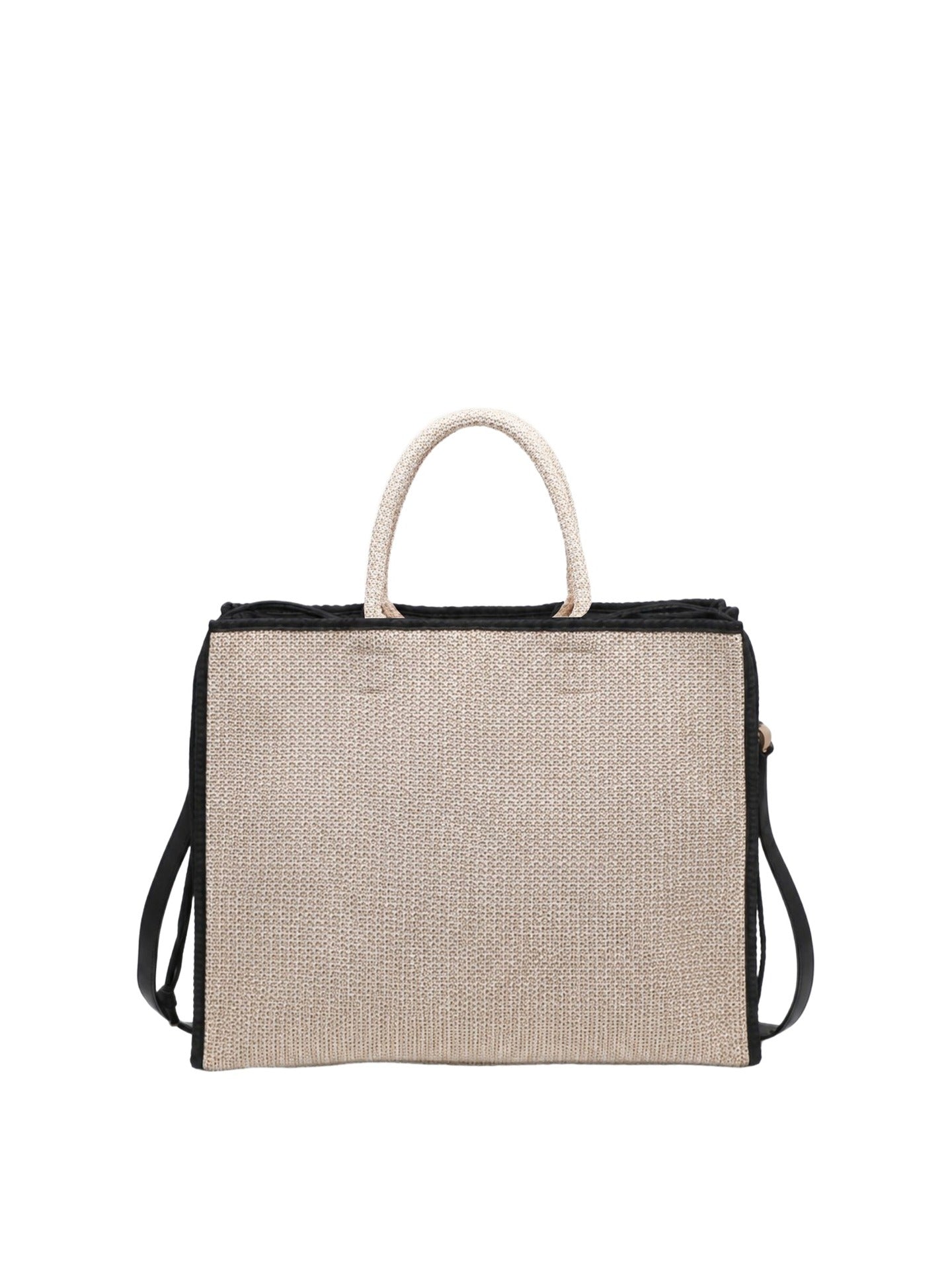 Borsa a Mano in Polyethylene Nero
