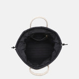 Borsa a Mano in Polyethylene Nero