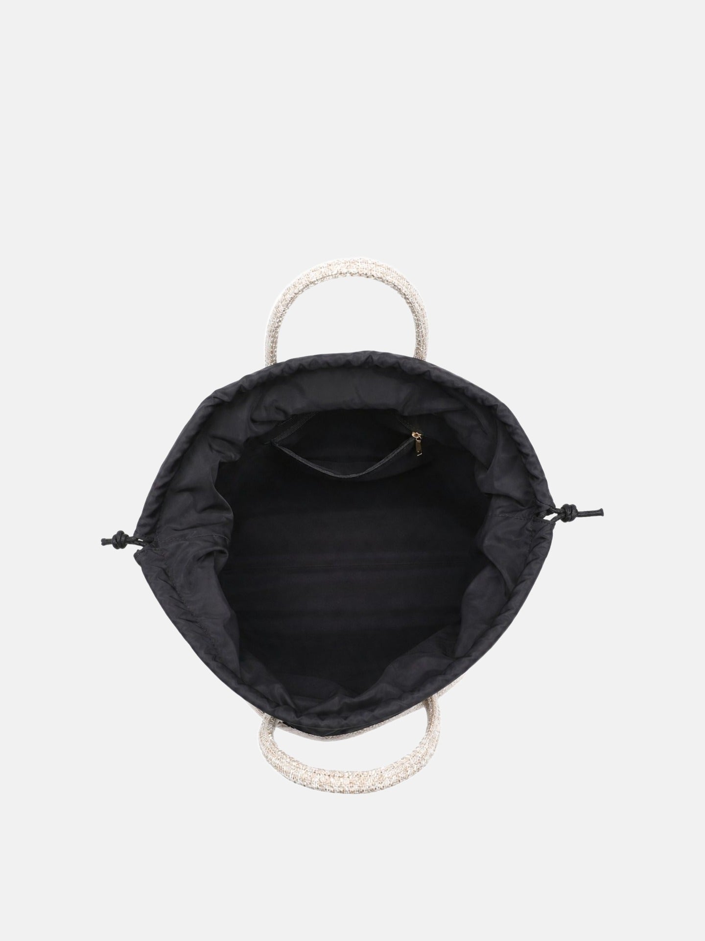 Borsa a Mano in Polyethylene Nero
