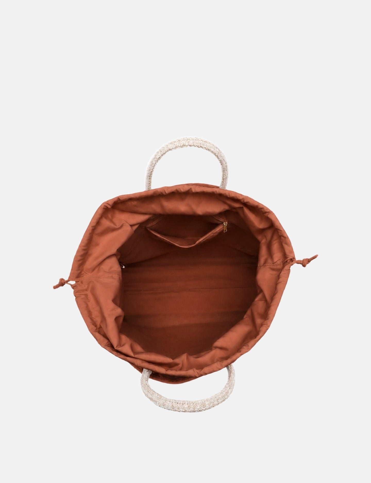 Borsa a Mano in Polyethylene Marrone