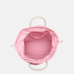 Borsa a Mano in Polyethylene Rosa