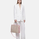 Borsa a Mano in Polyethylene Rosa
