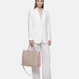 Borsa a Mano in Polyethylene Rosa