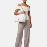 Borsa a Mano in Poliestere 100% Beige