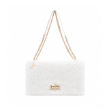 Borsa a Mano in Poliestere 100% Beige