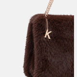 Borsa a Mano in Poliestere 100% Marrone