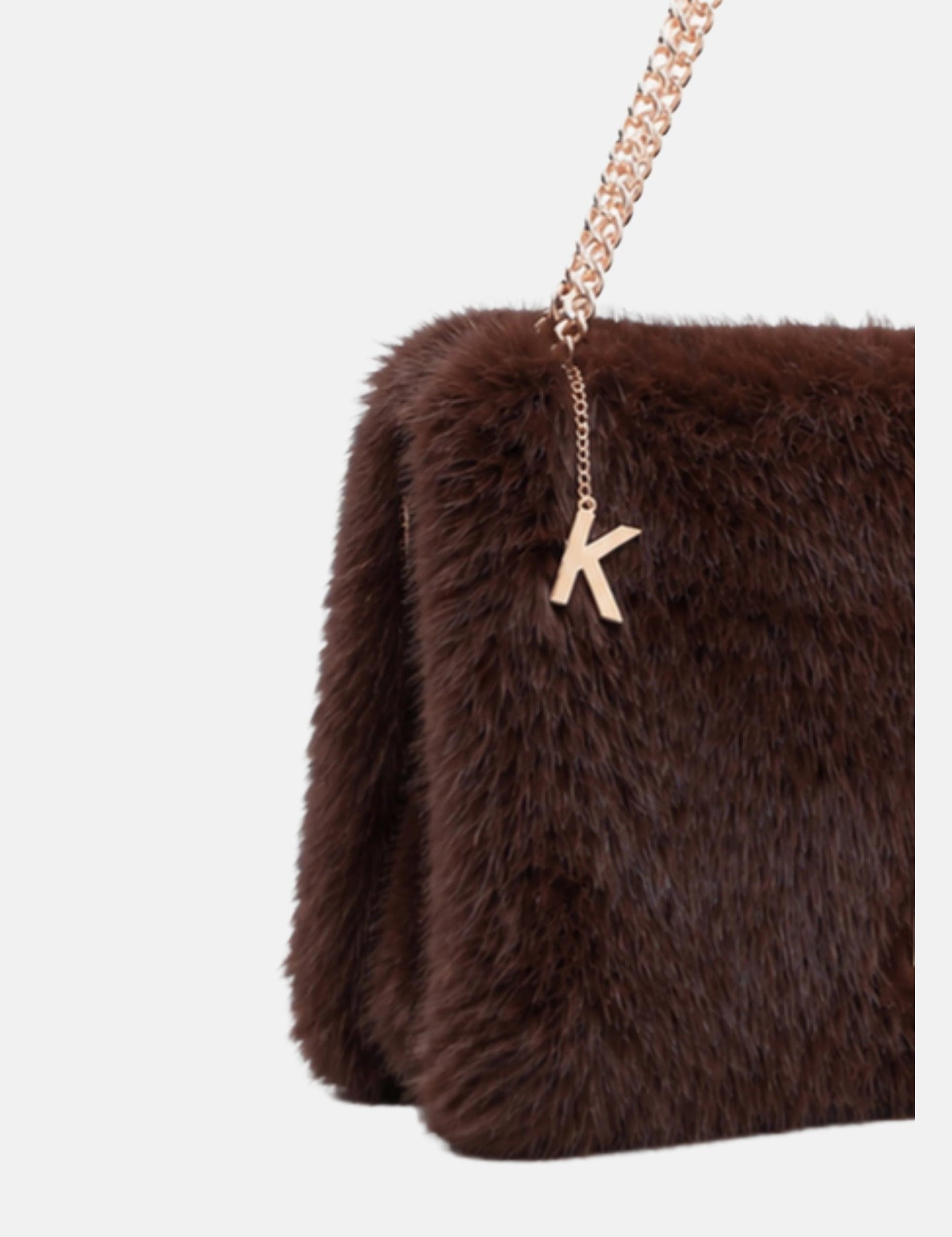 Borsa a Mano in Poliestere 100% Marrone