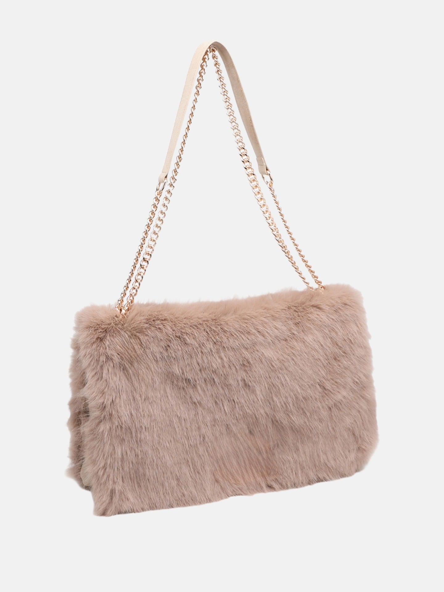 Borsa a Mano in Poliestere 100% Cammello