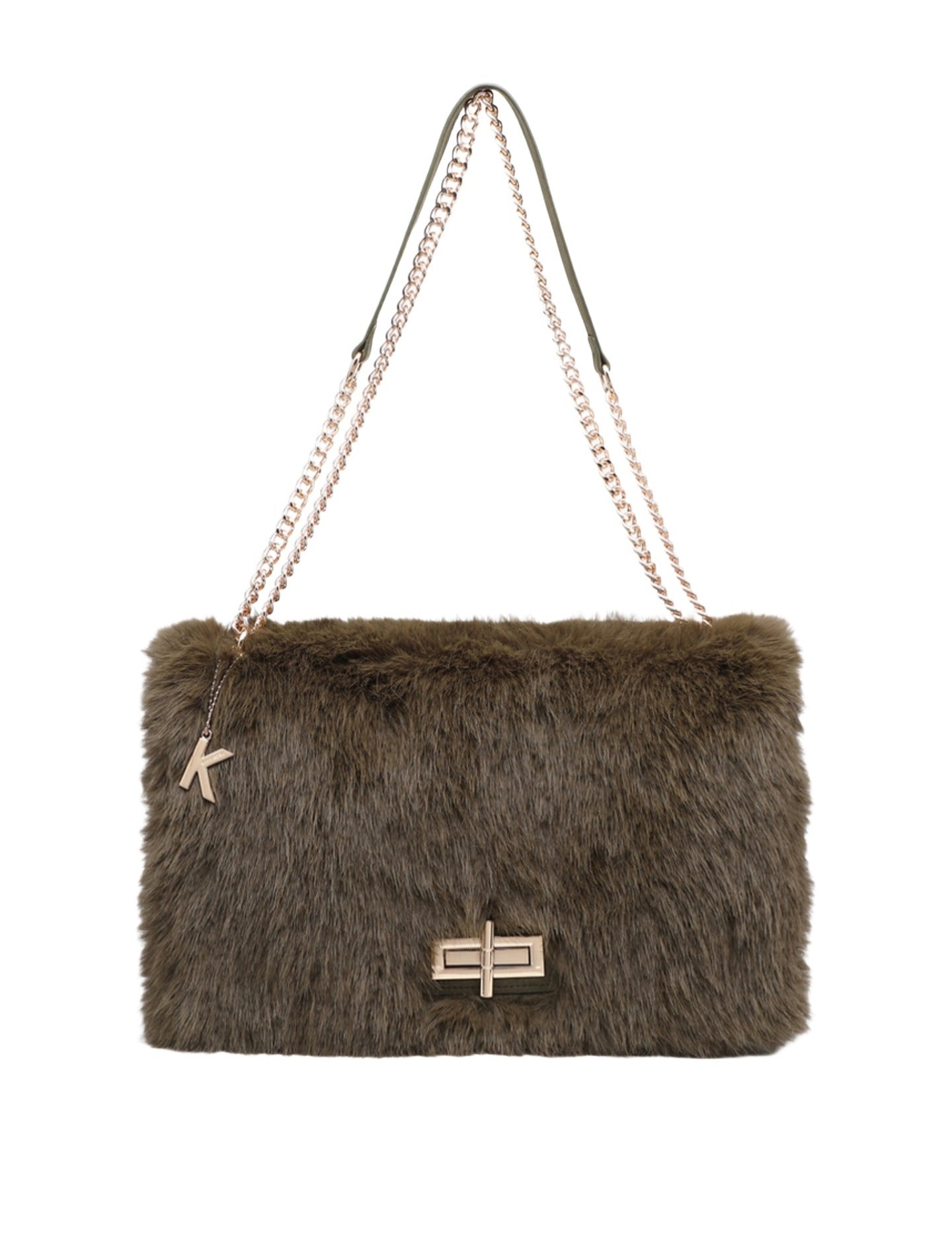 Borsa a Mano in Poliestere 100% Verde
