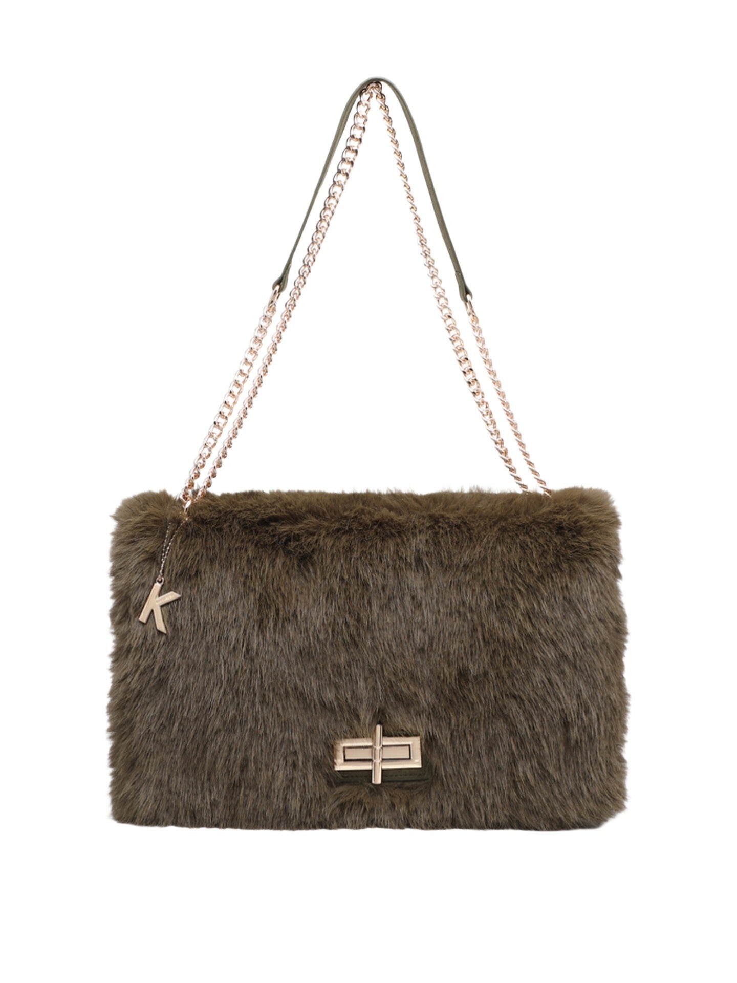 Borsa a Mano in Poliestere 100% Verde