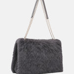 Borsa a Mano in Poliestere 100% Grigio