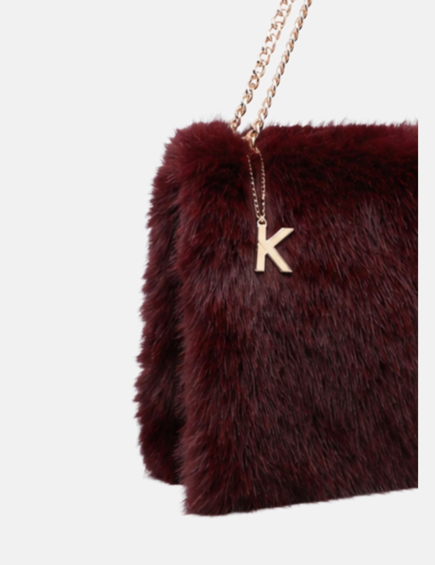 Borsa a Mano in Poliestere 100% Bordeaux